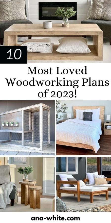 Most Loved Woodworking Plans of 2023!