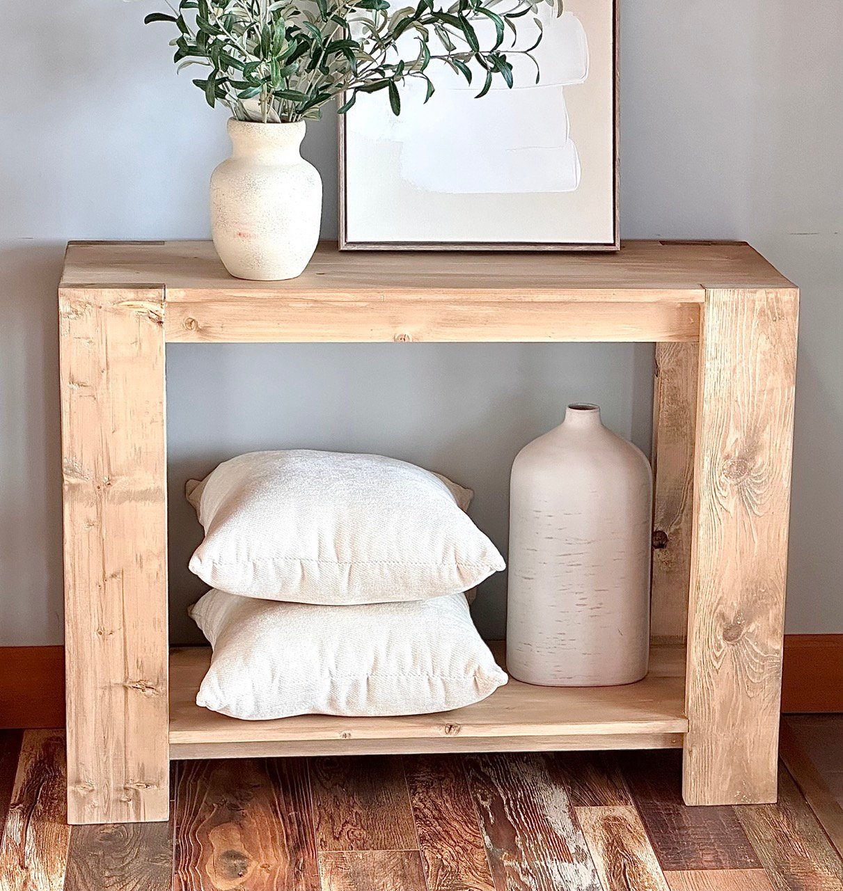 pottery barn console table
