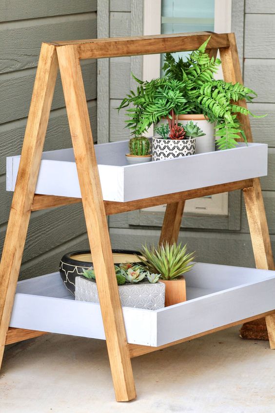 front porch plant stand