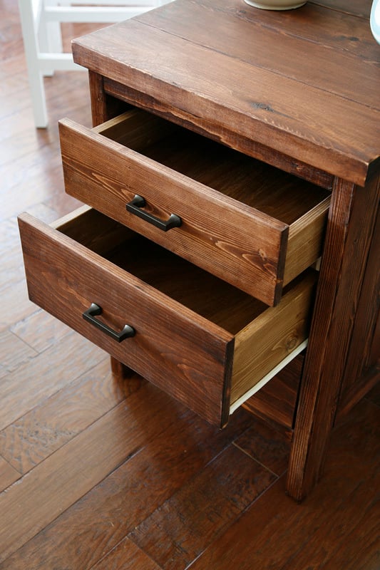small wood dresser plans