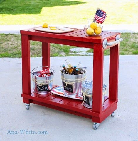 simple bar cart barbecue cart grill cart outdoor beverage cart grill table 