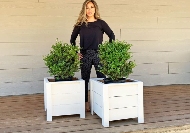 easy build planter box easy planter cedar planter box 