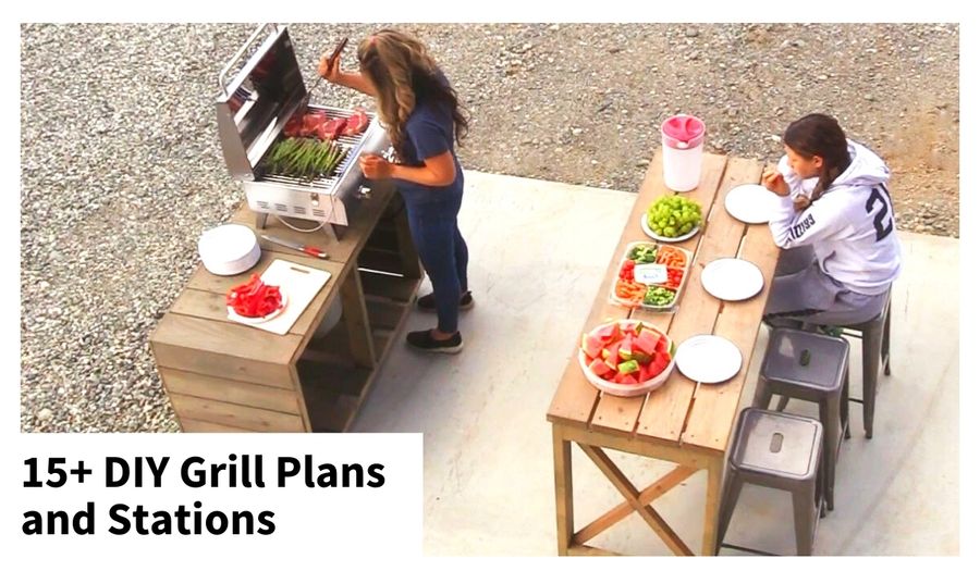 free grill plans stations ideas