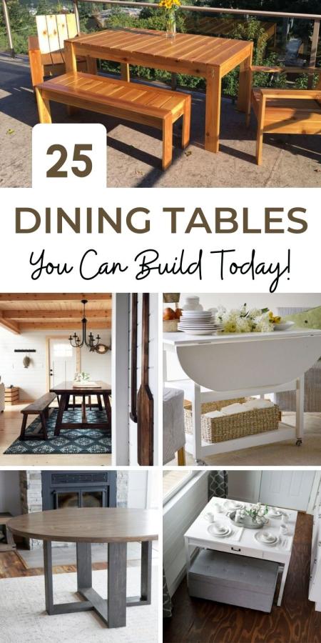 25+ Dining Tables You Can Build Today