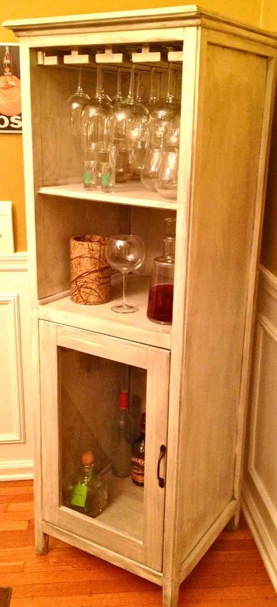 Liquor Cabinet from Benchmark Storage/Media Unit | Do It Yourself Home ...