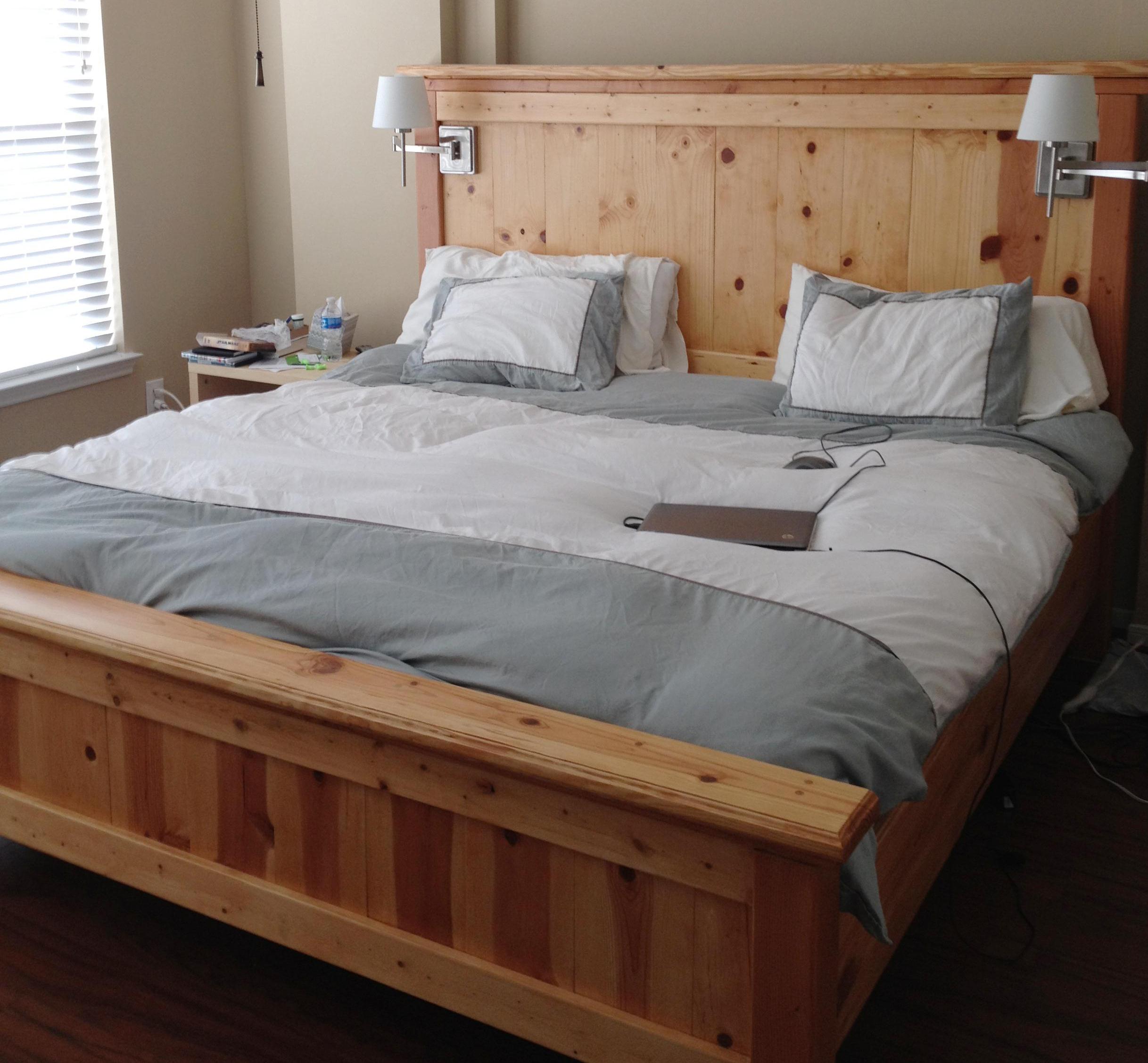 DIY King Bed Frame Plans