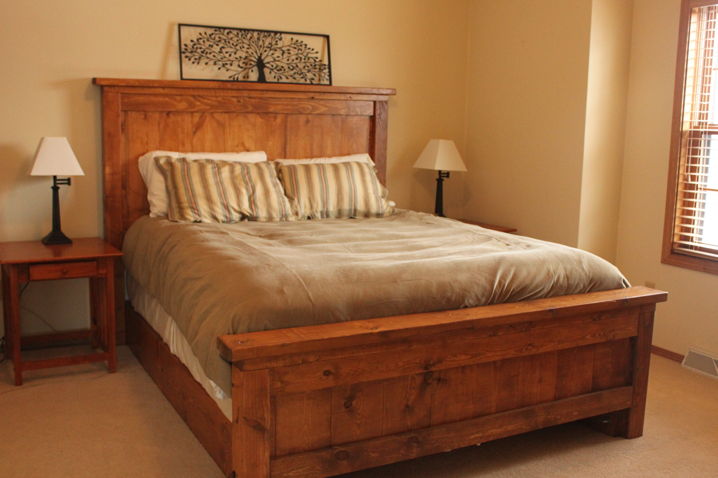 Our Farmhouse bed | Do It Yourself Home Projects from Ana White