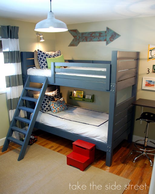 DIY Boys Room Bunk Beds