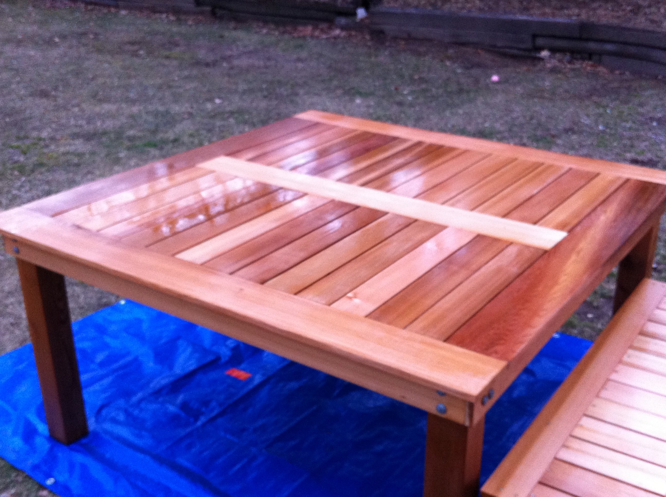 cedar kitchen table plans