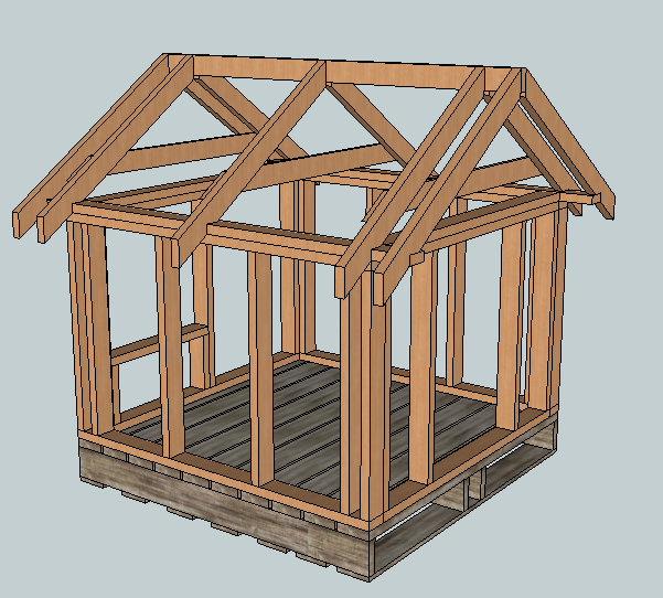 White | Build a East Fork Free Doghouse (or Playhouse or Storage Shed 