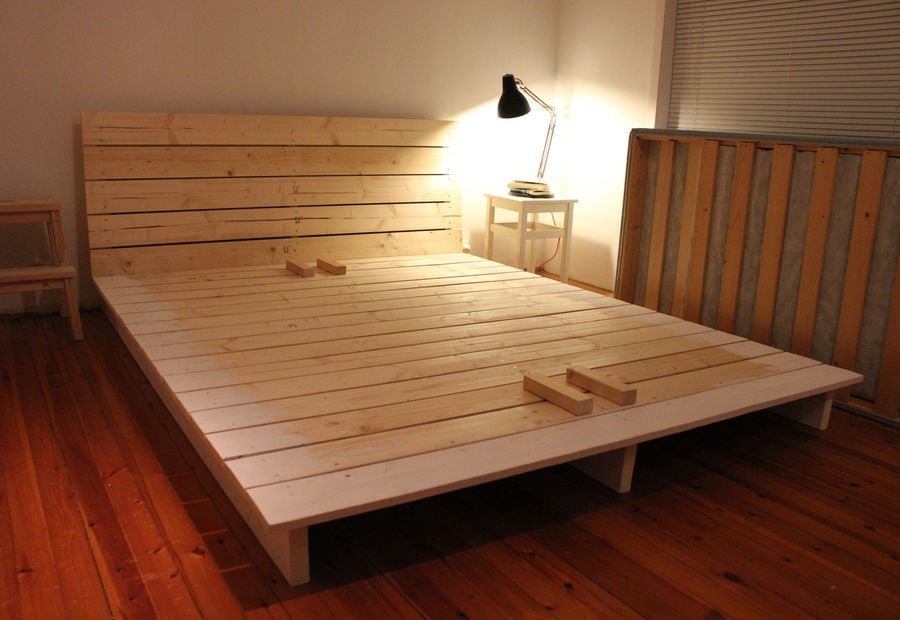 Diy King Platform Bed Frame Hattie, Build A King Size Bed Platform