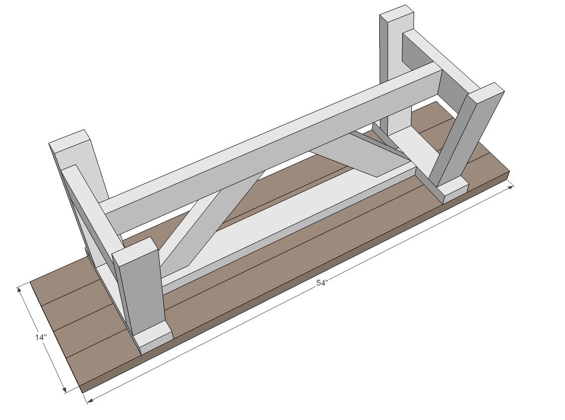 2X4 Outdoor Bench Plans