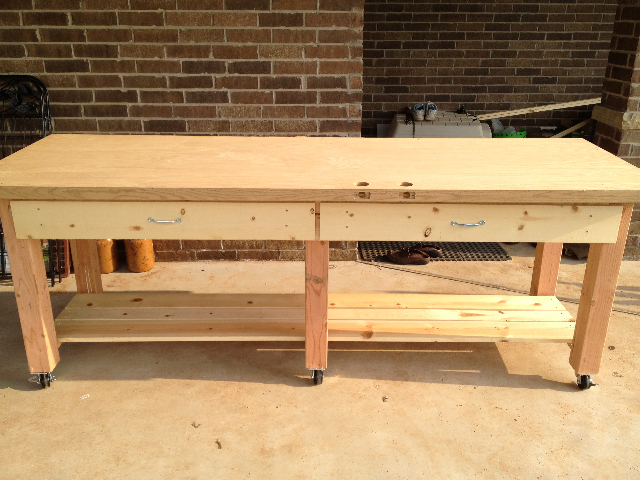 Door Top Workbench | Do It Yourself Home Projects from Ana White