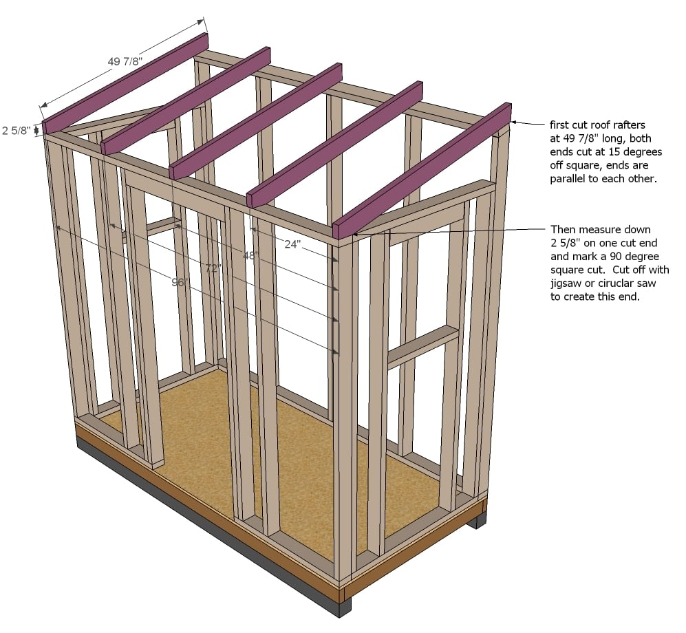 Home » Shed Plans » How To Build A Shed Style Roof Over A Deck