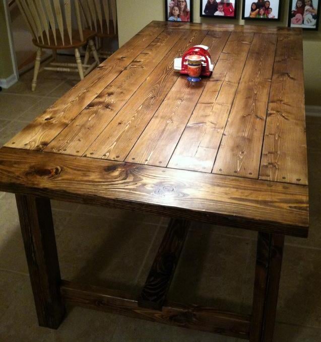 DIY Farmhouse Table $90