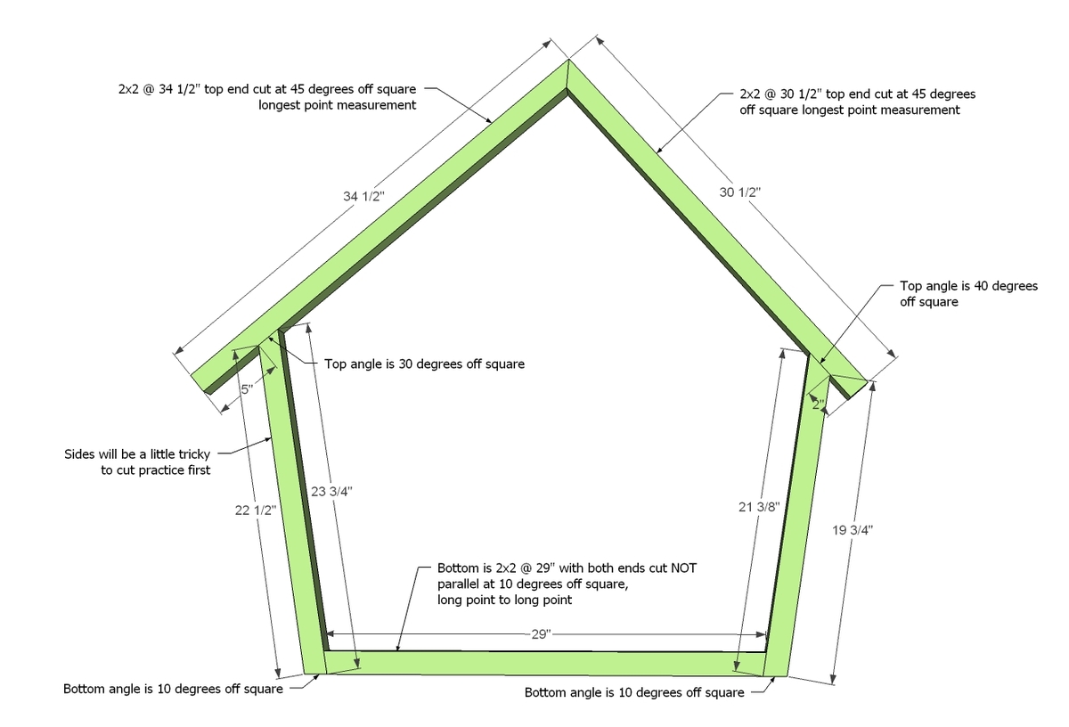 Woodworking Plans Blueprints For Crooked Playhouse PDF Plans