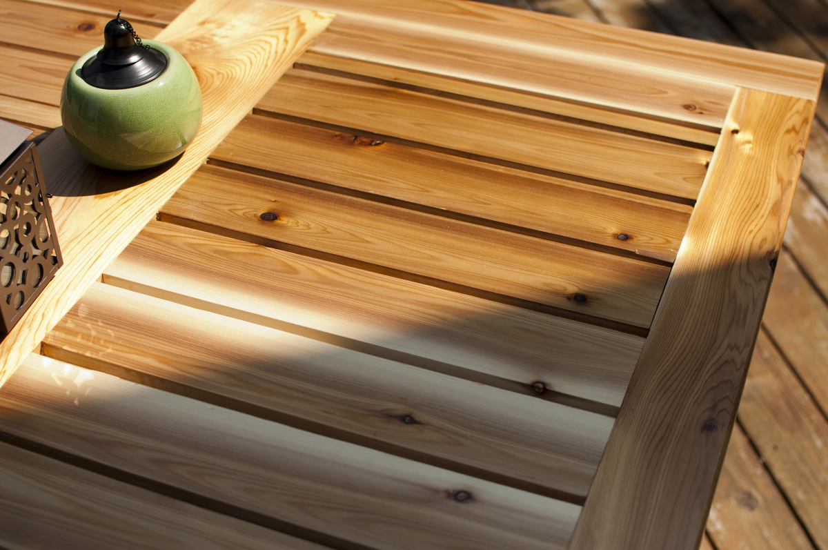 Outdoor Cedar Table Plans