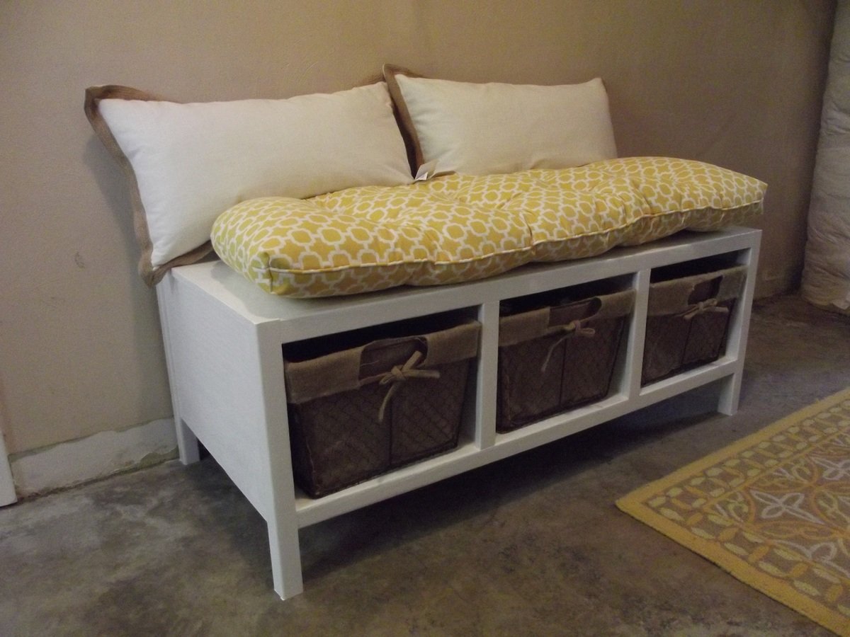DIY Benches with Storage