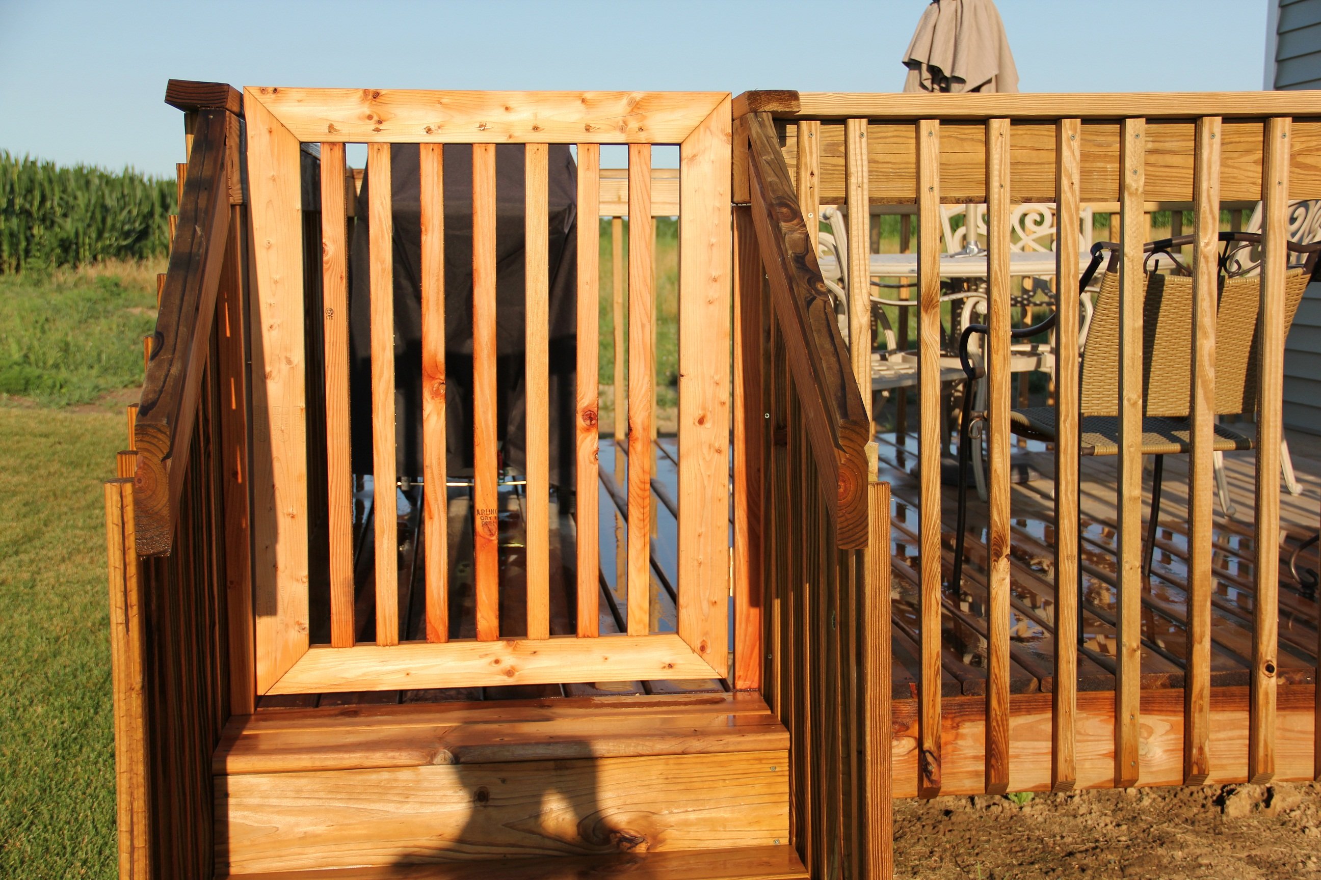 Build a Wood Deck Gate