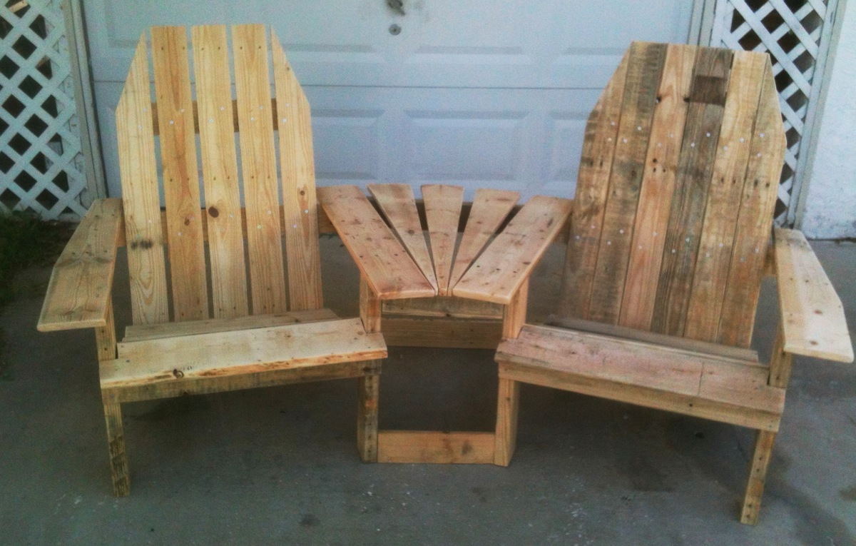 Pallet+Chair+Plans+Free Double Pallirondack Settee | Do It Yourself 