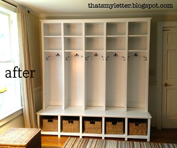 mudroom locker and bench unit | Do It Yourself Home Projects from ...