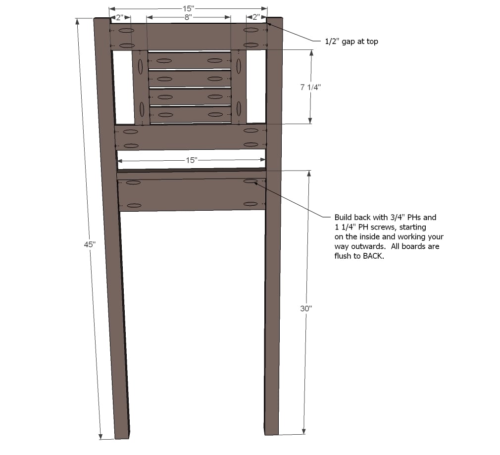 How to Build Build Your Own Bar Chairs PDF Plans