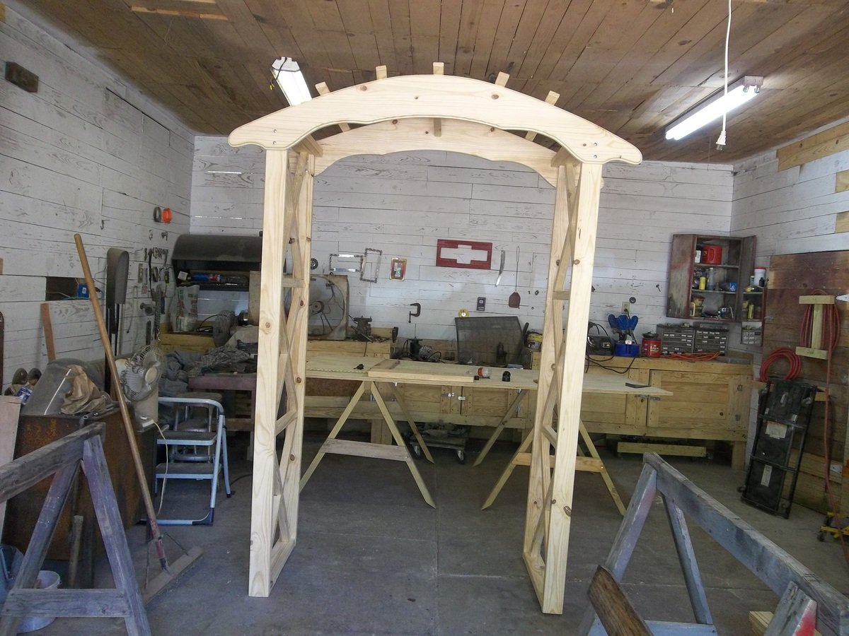 Woodwork Wooden Arch Plans PDF Plans