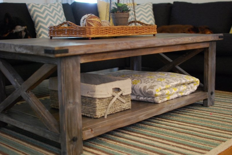 Rustic X Coffee Table  Do It Yourself Home Projects from Ana White