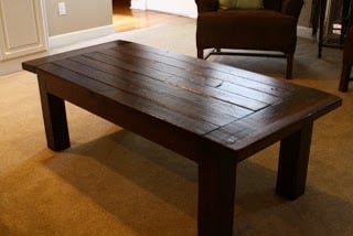 Build a Rustic Coffee Table