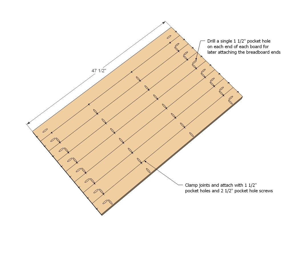tryde coffee table plan