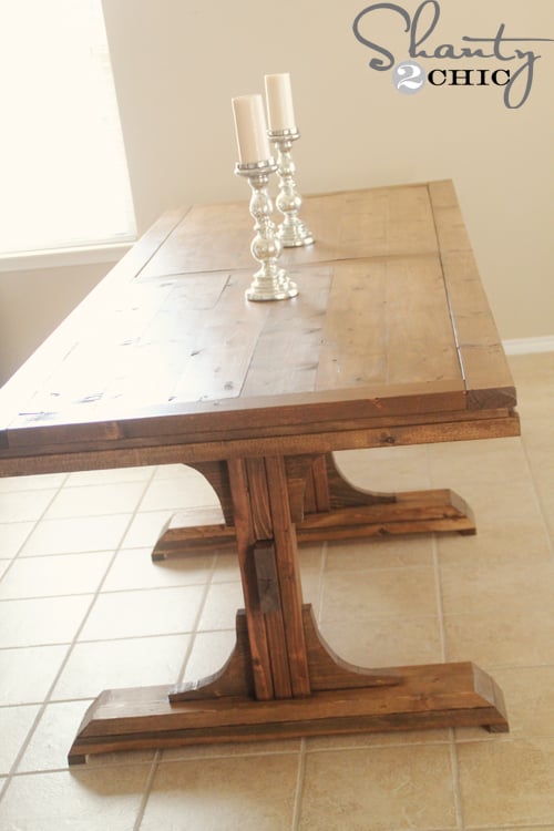 Woodwork Farmhouse Table Plans Ana White PDF Plans