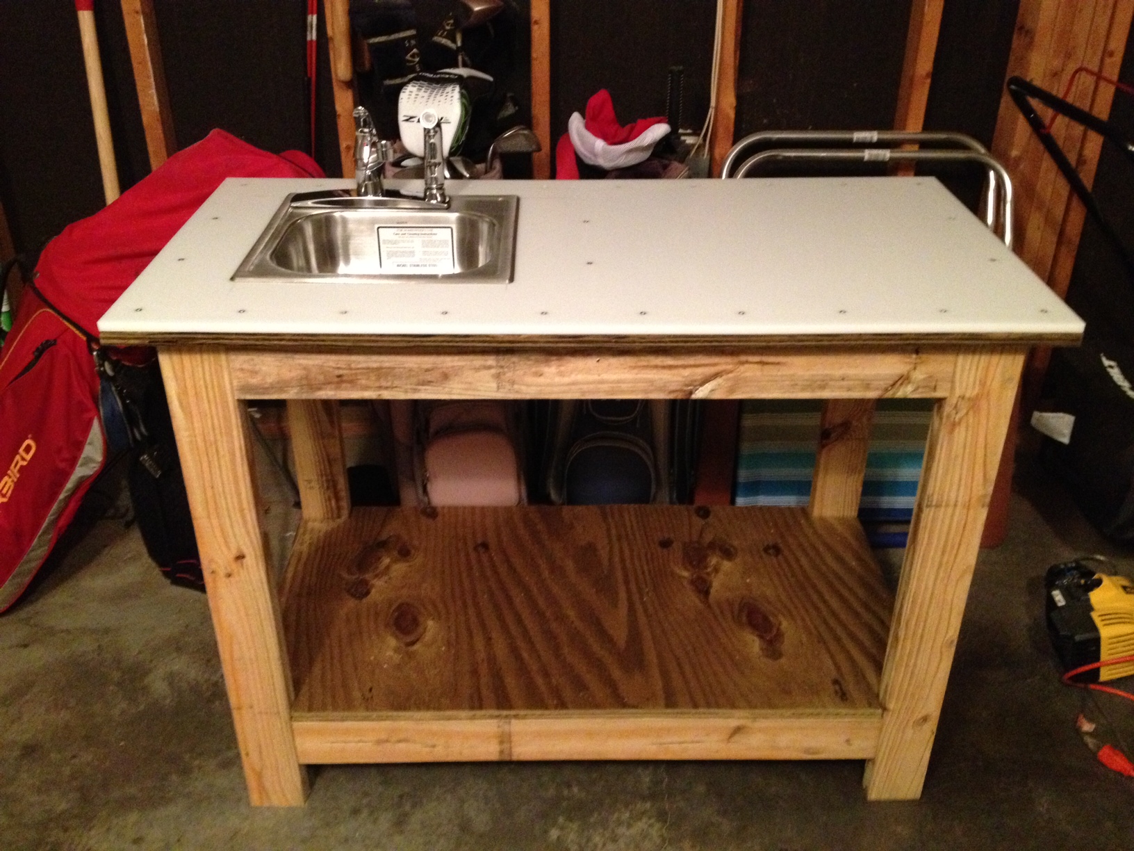 Ana White Kreg Jig Work Bench With With A Twist Fish Cleaning Table