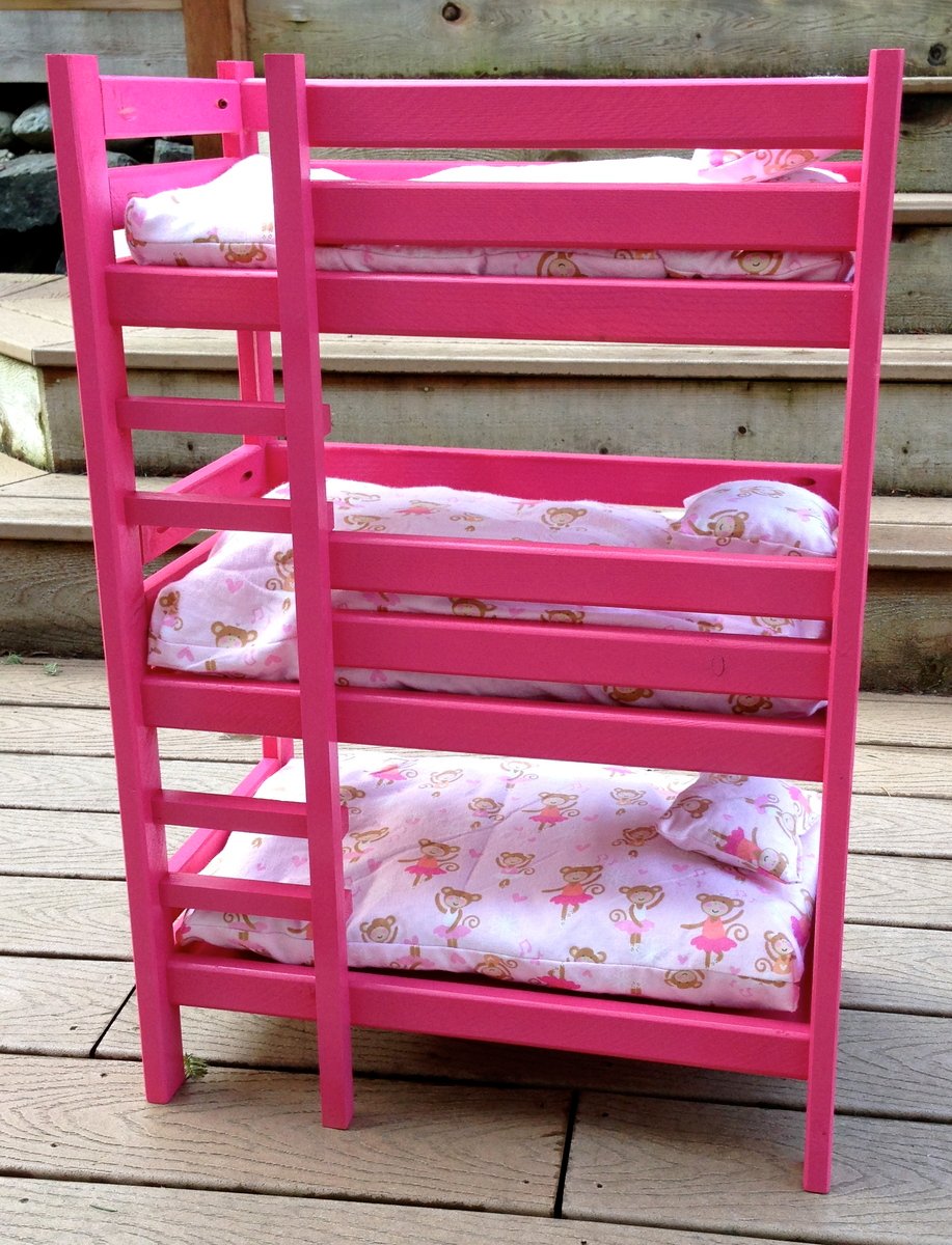 Triple Doll Bunk Bed | Do It Yourself Home Projects from Ana White