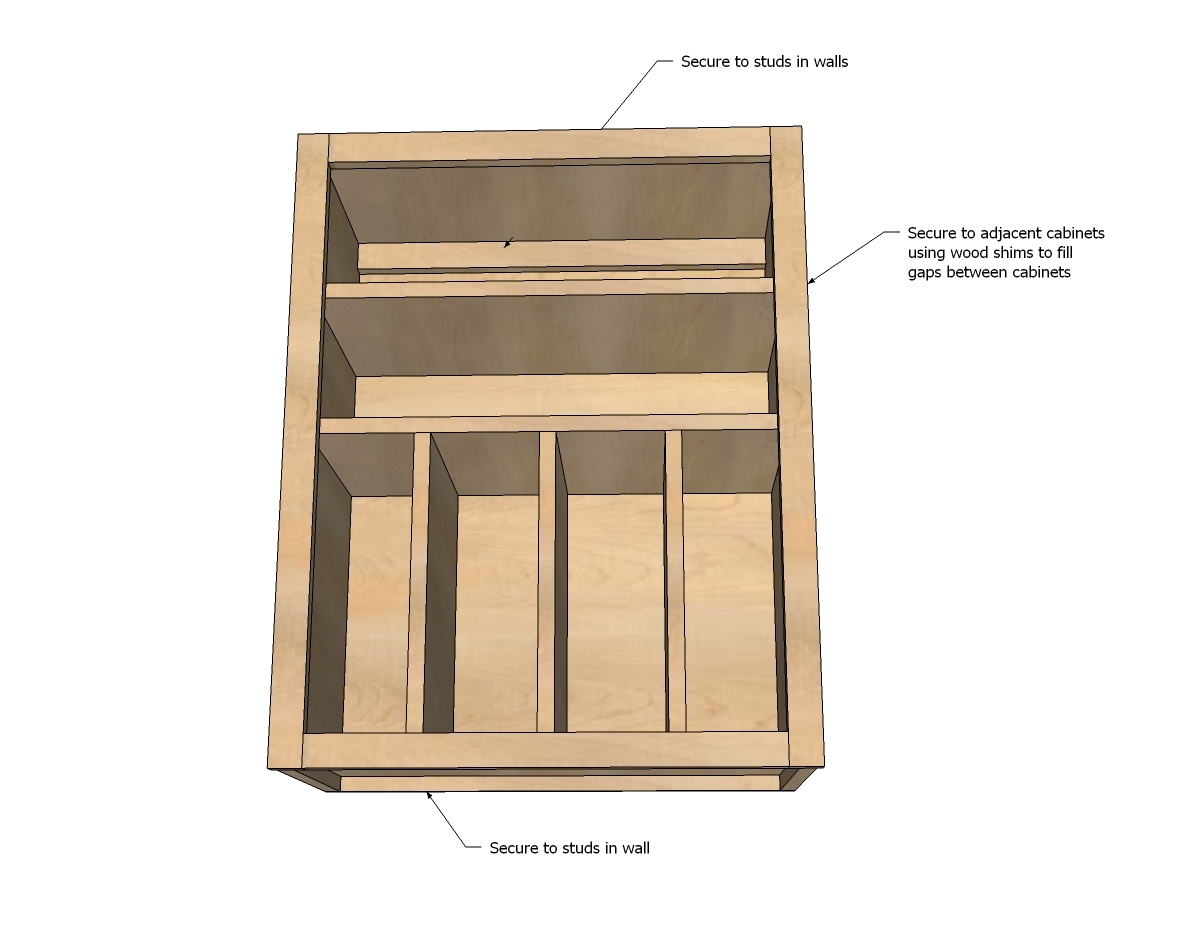Built in Wall Cabinet Plans