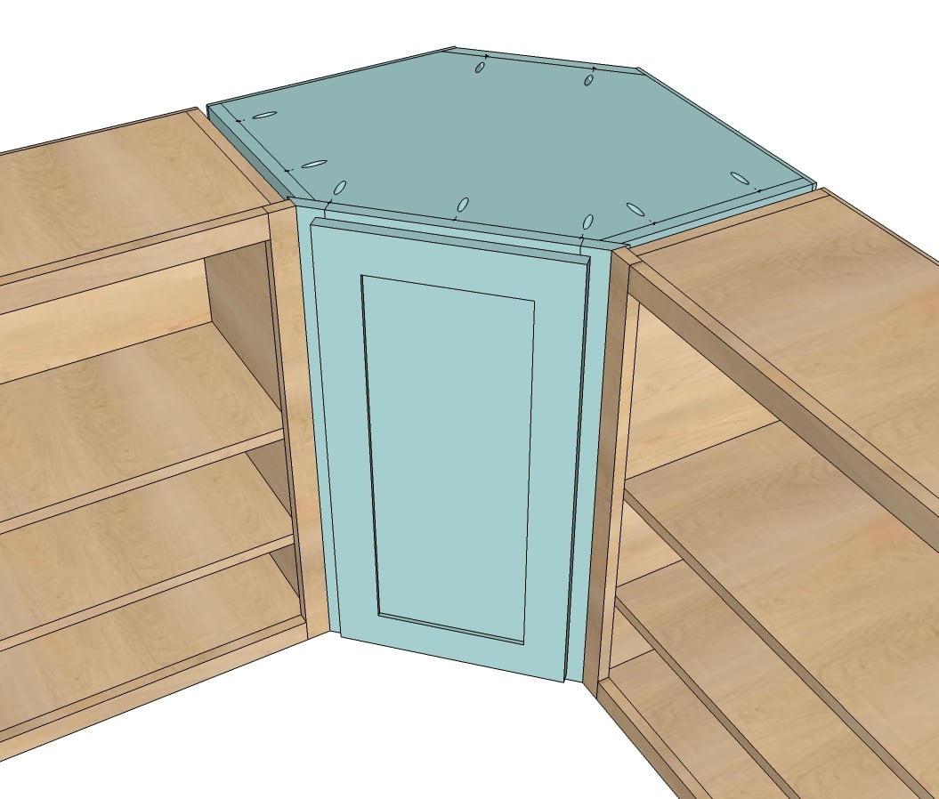 How Build a Kitchen Corner Cabinet