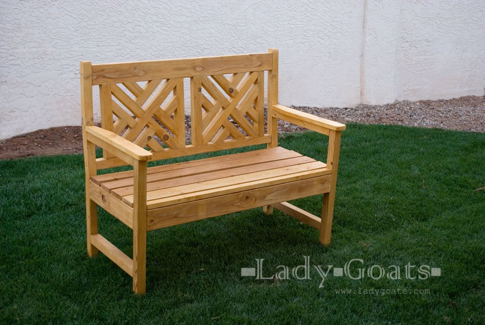 Diy Wood Bench With Back Plans