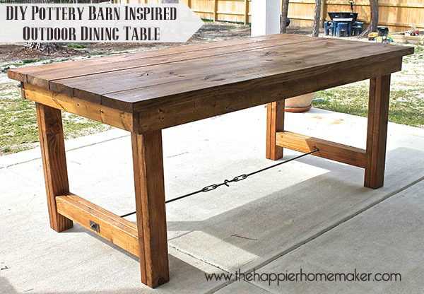  Farmhouse Table | Free and Easy DIY Project and Furniture Plans