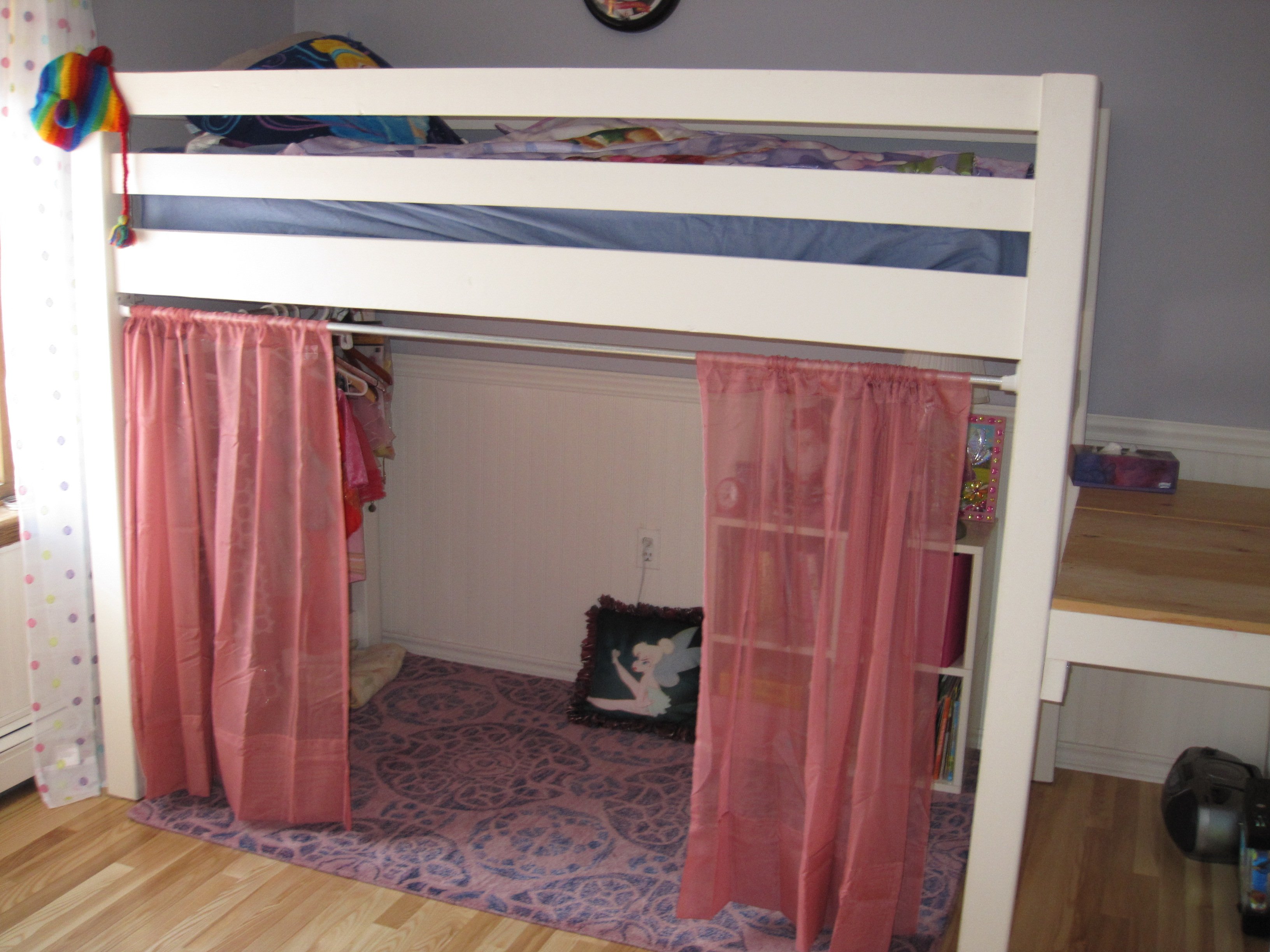 How To Hang Blackout Curtains Junior Loft Bed Ana White