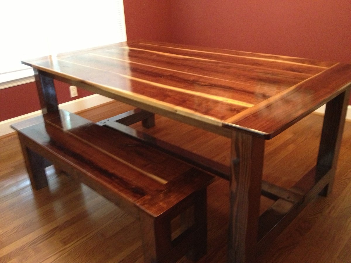 Walnut Farmhouse Table Wood