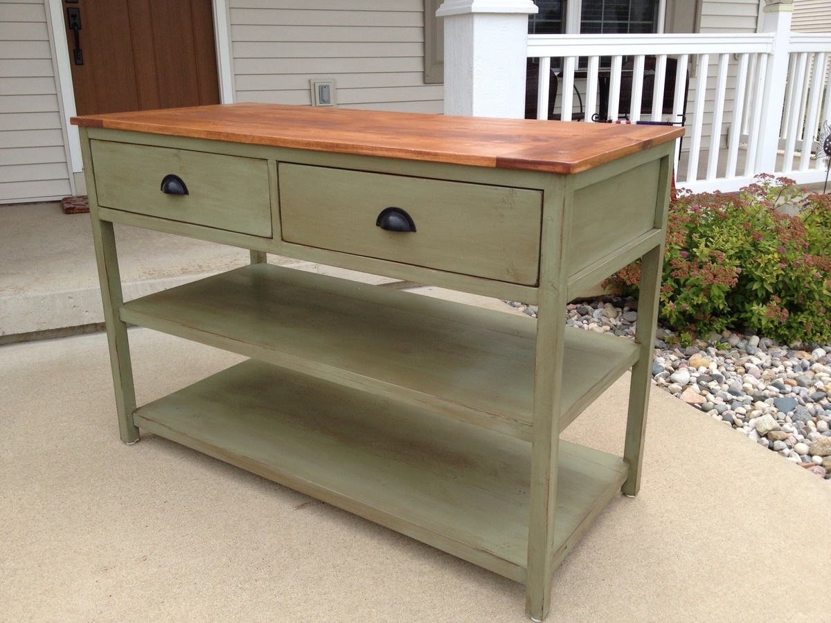 kitchen console table