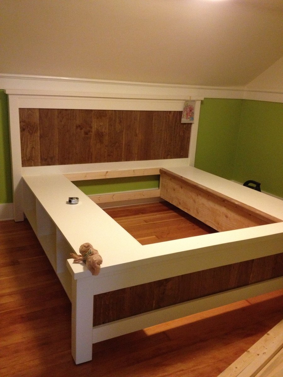 Woodwork King Size Bed Plans With Drawers PDF Plans