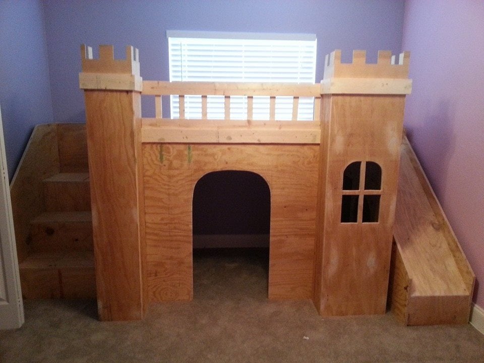 Princess Castle Loft Bed