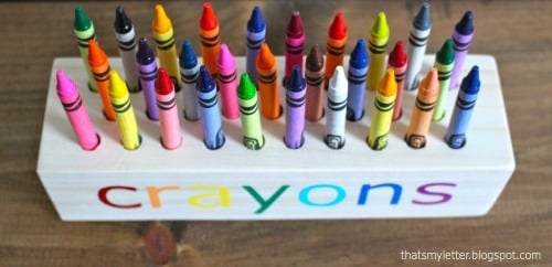 diy crayon holder