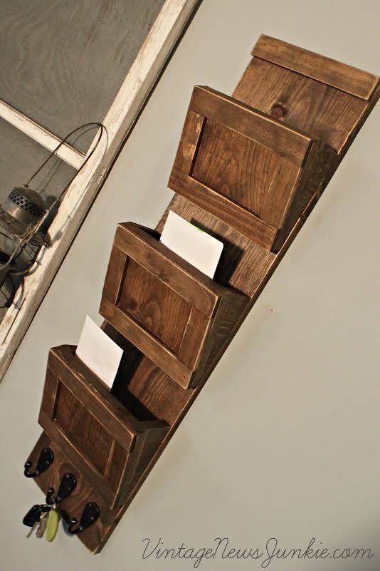  Sorter with Key Hooks  Free and Easy DIY Project and Furniture Plans