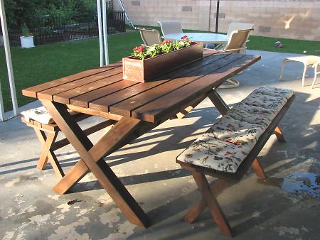 ... for X Picnic Table | Free and Easy DIY Project and Furniture Plans