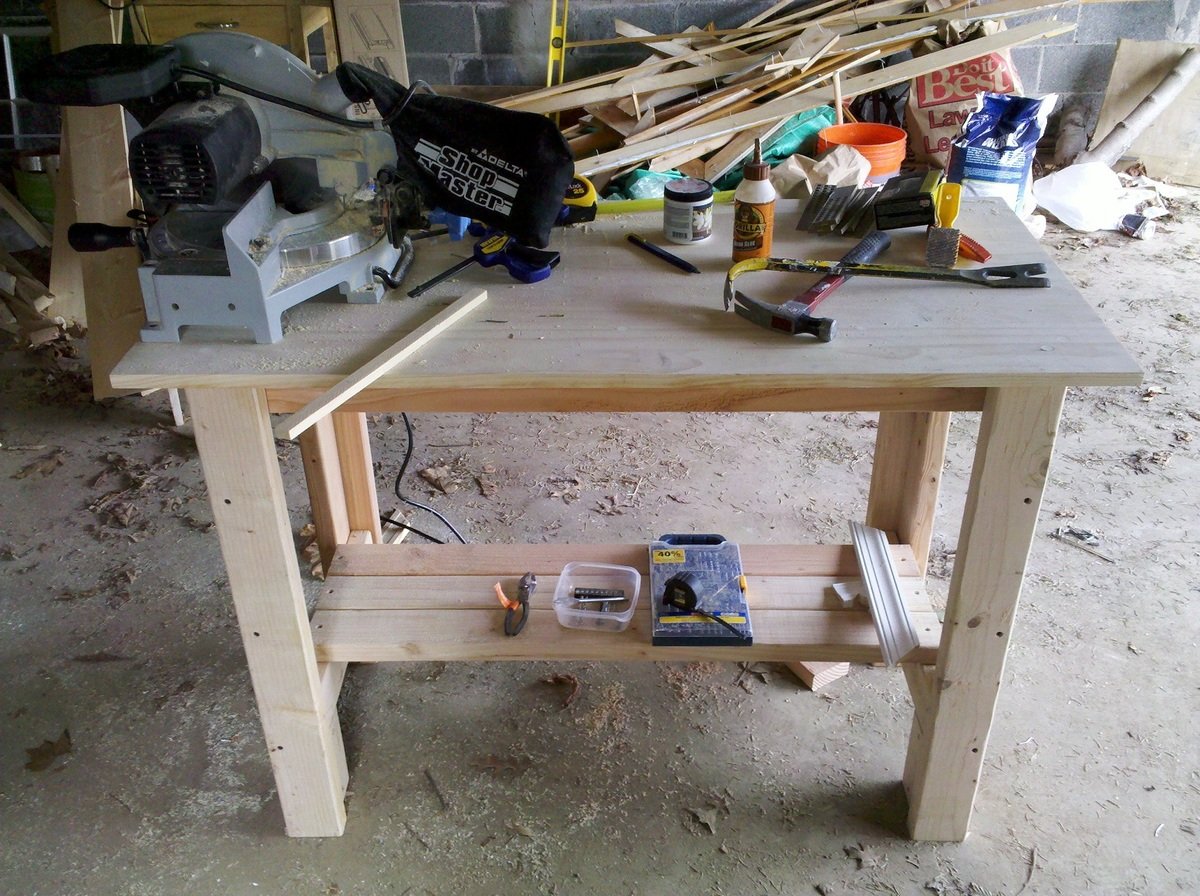 How To Build A Simple Work Bench pictures