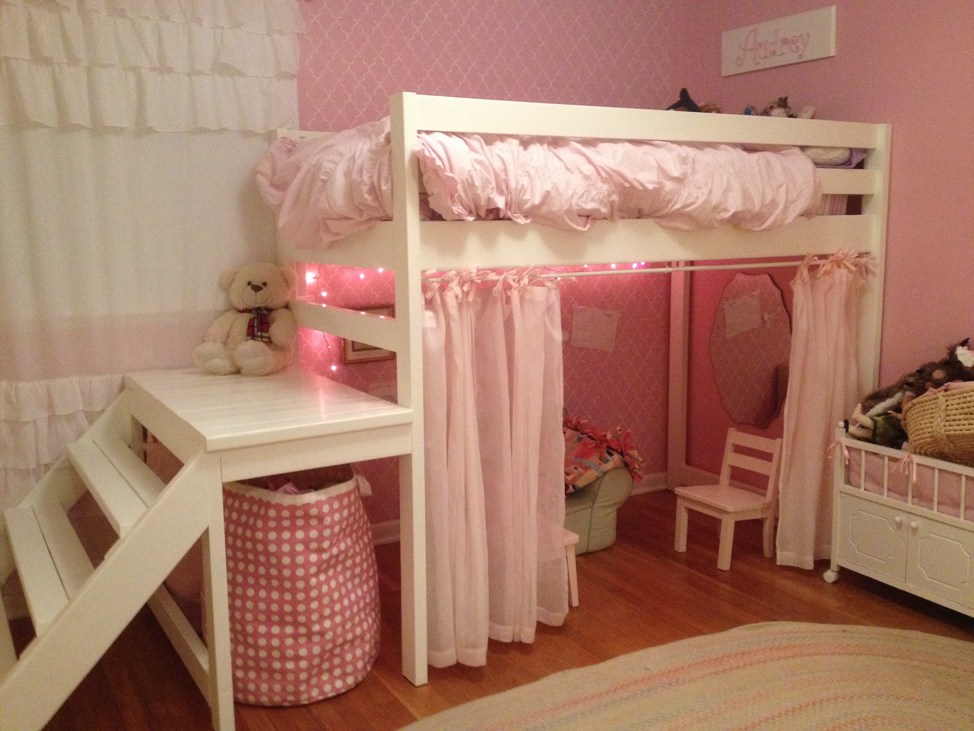 Girls Bunk Bed Bedroom Decor