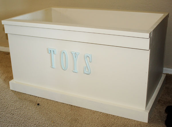 Toy Box with Shelves