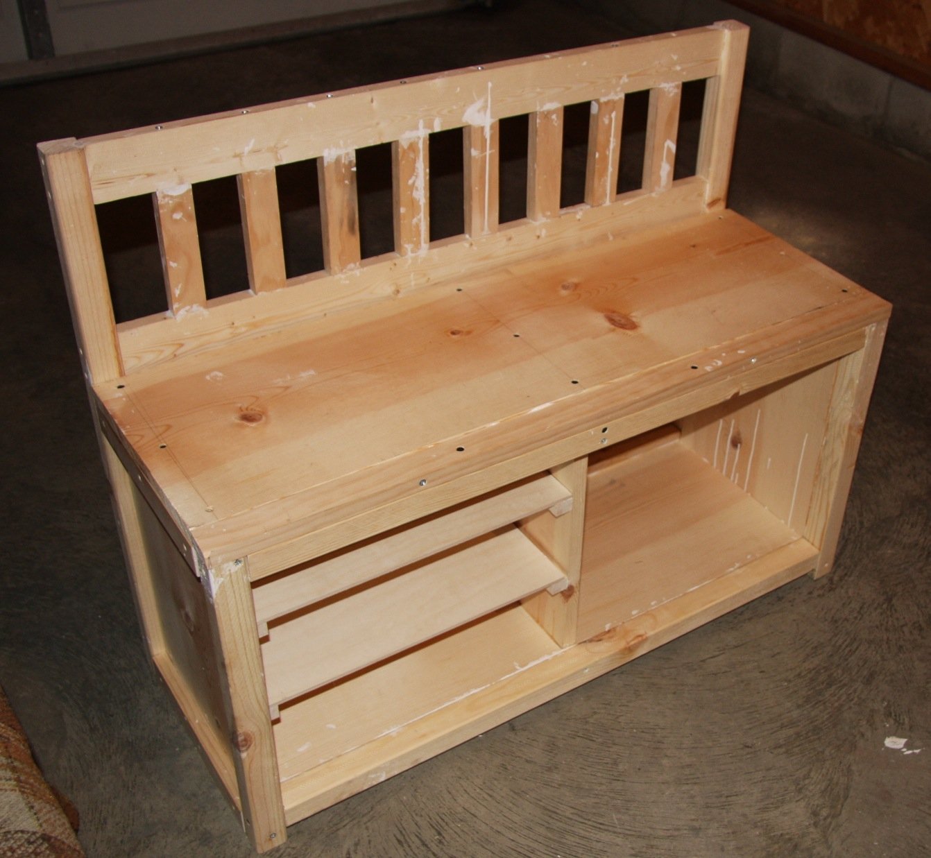 wood shoe rack bench plans Download Top Free Woodworking PDF Plans