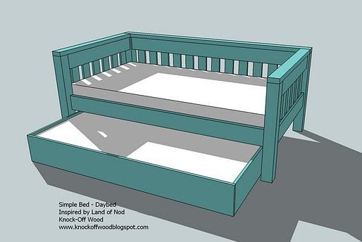DIY Trundle Bed Plans Free
